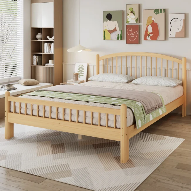 StayPlay Runaway Eenpersoonsbed 140x200cm – Massief Hout met lattenbodem