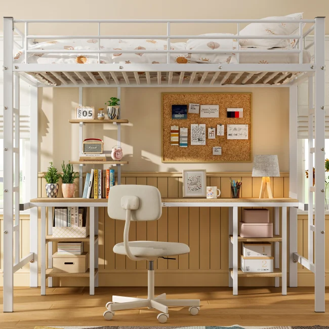 StayPlay Runaway Stapelbed 90x200cm – Mdf Wit