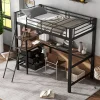 StayPlay Runaway Bed 90x200cm – Metaal Zwart – Serie 2