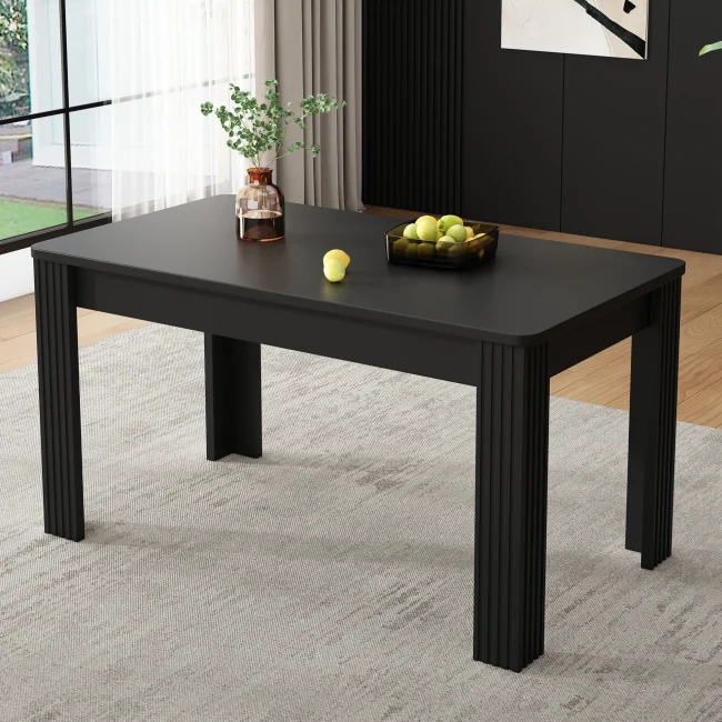 StayPlay Runaway Rechthoekige Eettafel 120x60cm – Zwart
