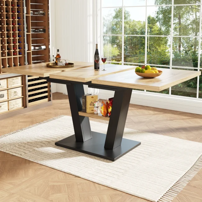 StayPlay Runaway Uitschuifbare Eettafel 157×70×75cm – MDF