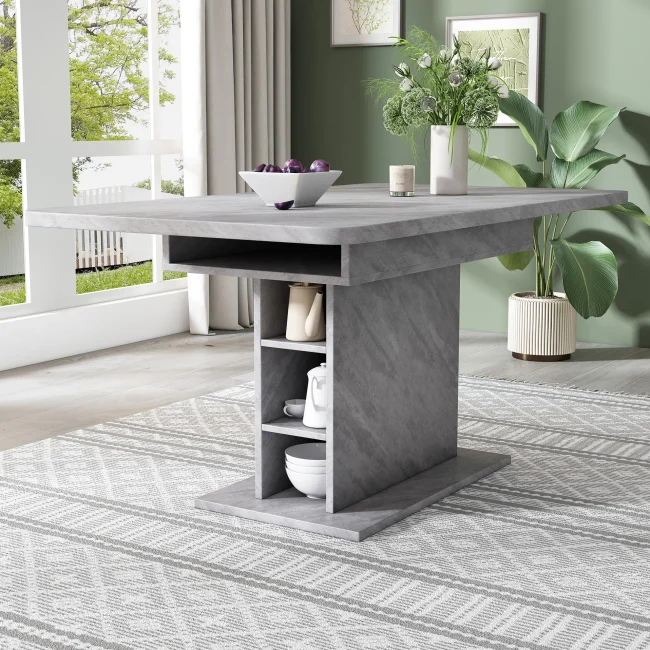 StayPlay Runaway Uitschuifbare Eettafel – Metaal met opbergruimte