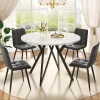 StayPlay Runaway Ronde Eettafel 100×100×76cm – MDF Zwart – Serie 1
