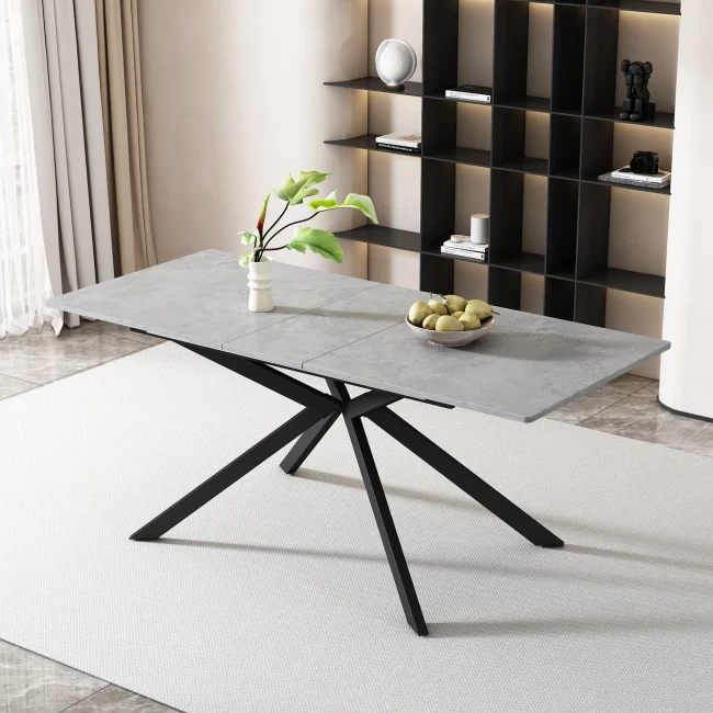 StayPlay Runaway Uitschuifbare Eettafel – Zwart