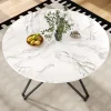 StayPlay Runaway Ronde Eettafel 100×100×76cm – MDF Zwart – Serie 2
