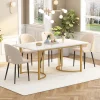 StayPlay Runaway Rechthoekige Eettafel 140x80cm – MDF Wit
