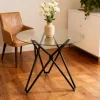 StayPlay Runaway Eettafel – Glas Zwart met gehard glas en geschikt voor 1-4 personen
