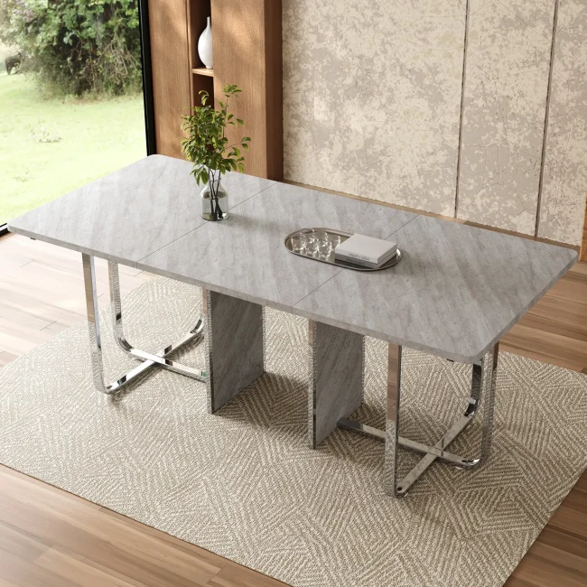 StayPlay Runaway Eettafel – MDF Grijs