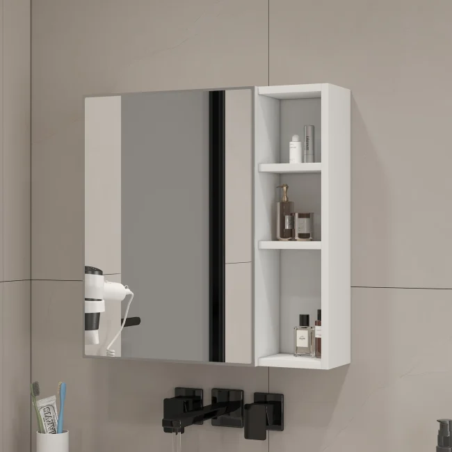 StayPlay Runaway Spiegelkast 55x56cm – Glas Wit