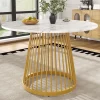 StayPlay Runaway Ronde Eettafel 80x80x76cm – MDF Goud – Serie 2
