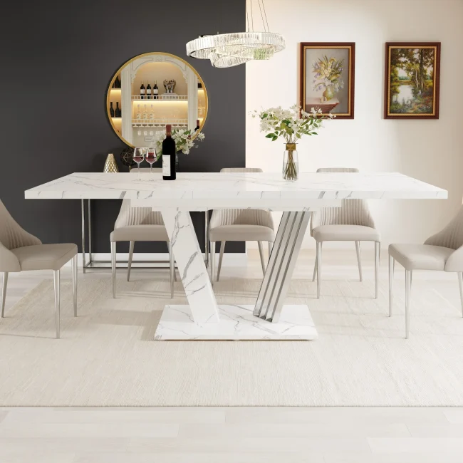 StayPlay Runaway Uitschuifbare Eettafel 160x80x76cm – MDF – Serie 2