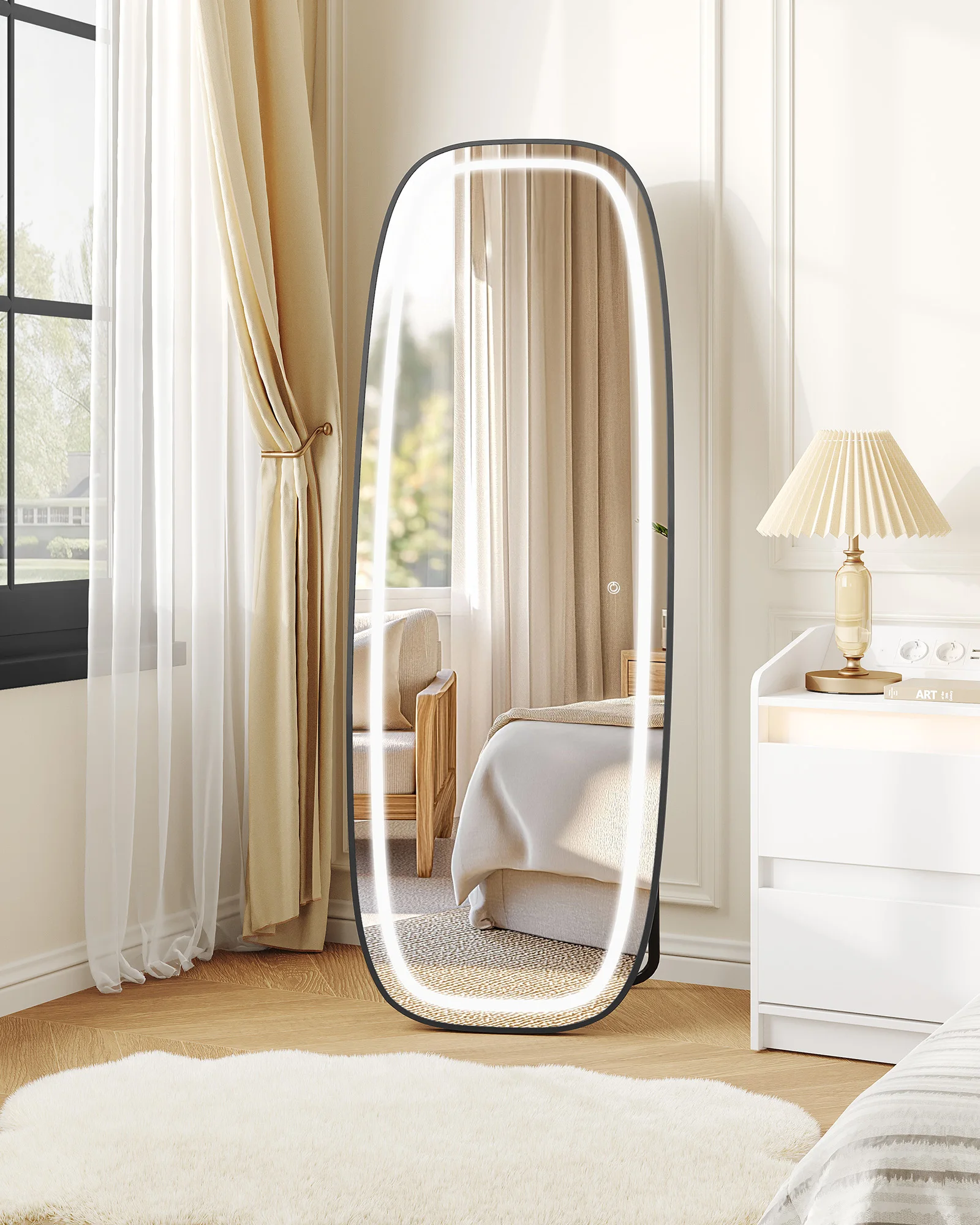 StayPlay Runaway Staande Spiegel met LED-verlichting
