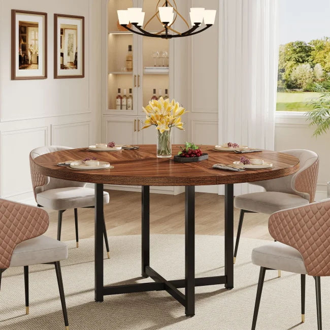 StayPlay Runaway Ronde Eettafel met industriële stijl