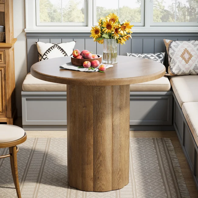 StayPlay Runaway Ronde Eettafel – Bruin met geschikt voor 2-4 personen – Serie 1