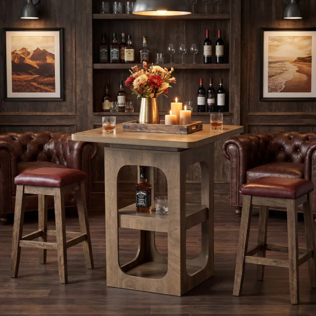 StayPlay Runaway Bartafel – Hout met opbergruimte – Serie 1