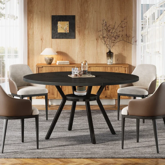 StayPlay Runaway Ronde Eettafel – Metaal met geschikt voor 6-8 personen