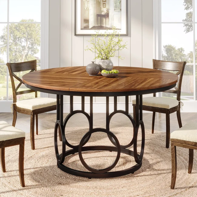StayPlay Runaway Ronde Eettafel – Metaal met geschikt voor 4-6 personen – Serie 1