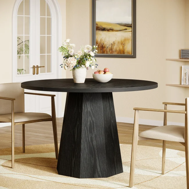 StayPlay Runaway Ronde Eettafel – Zwart