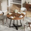 StayPlay Runaway Ronde Eettafel – Metaal met industriële stijl en geschikt voor 2 personen