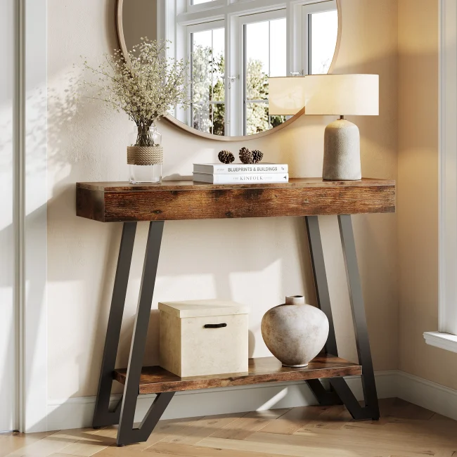 StayPlay Runaway Entreetafel – Metaal Bruin