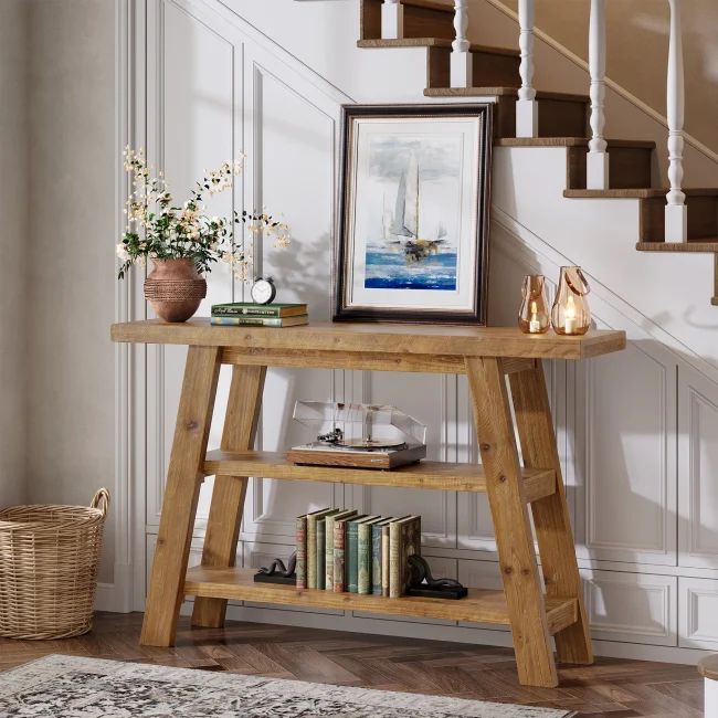 StayPlay Runaway Accenttafel – Hout Bruin