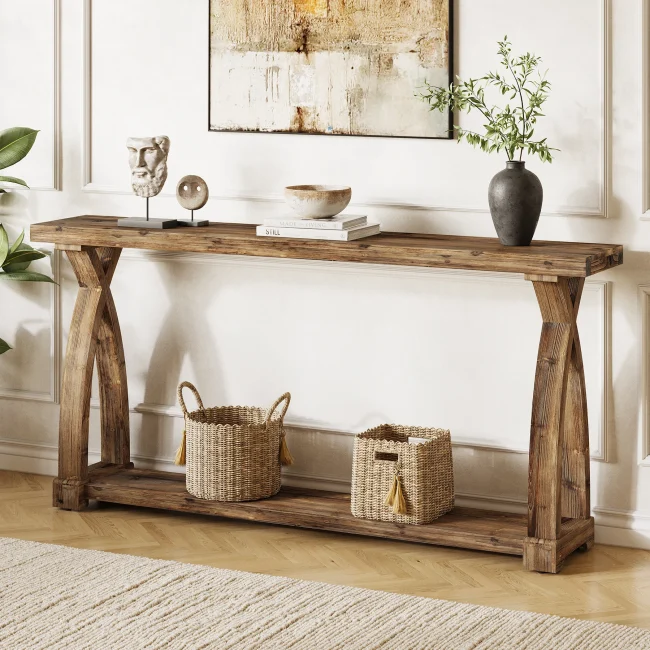 StayPlay Runaway Consoletafel – Hout Bruin – Serie 1