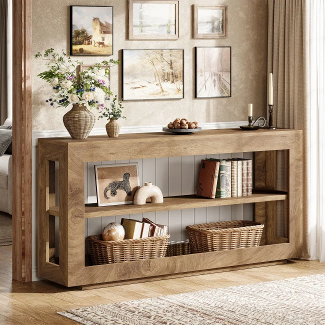 StayPlay Runaway Consoletafel – Hout Bruin – Serie 2