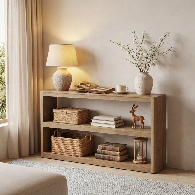 StayPlay Runaway Consoletafel – Bruin – Serie 2