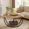 StayPlay Runaway Ronde Salontafel – Hout met opbergruimte – Serie 5