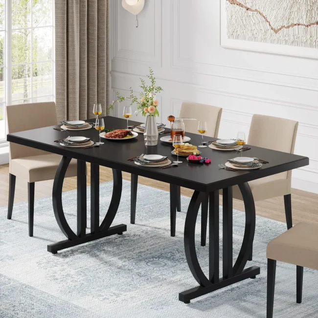 StayPlay Runaway Eettafel – Metaal met industriële stijl en geschikt voor 4-6 personen – Serie 1