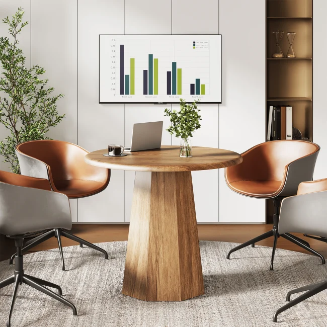 StayPlay Runaway Ronde Eettafel – Bruin met geschikt voor 2-4 personen – Serie 3