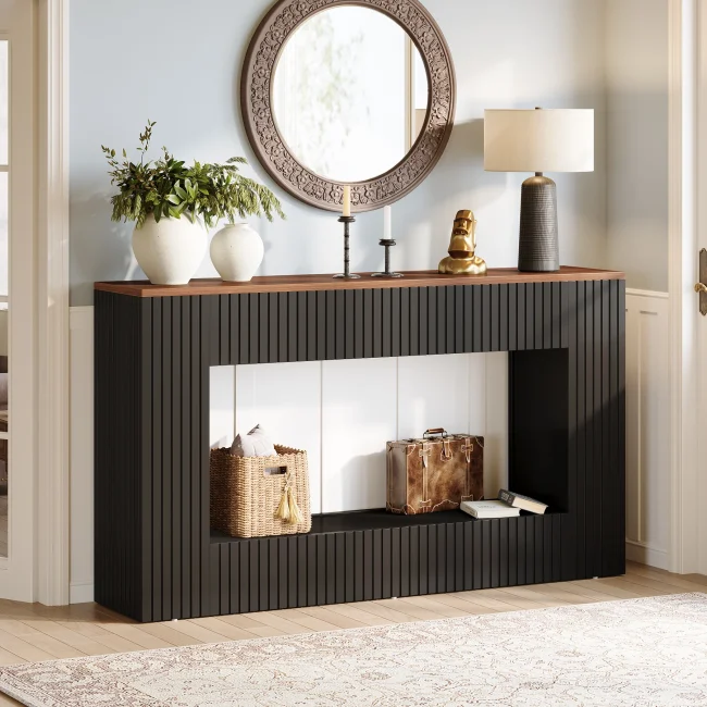 StayPlay Runaway Entreetafel – Hout Zwart