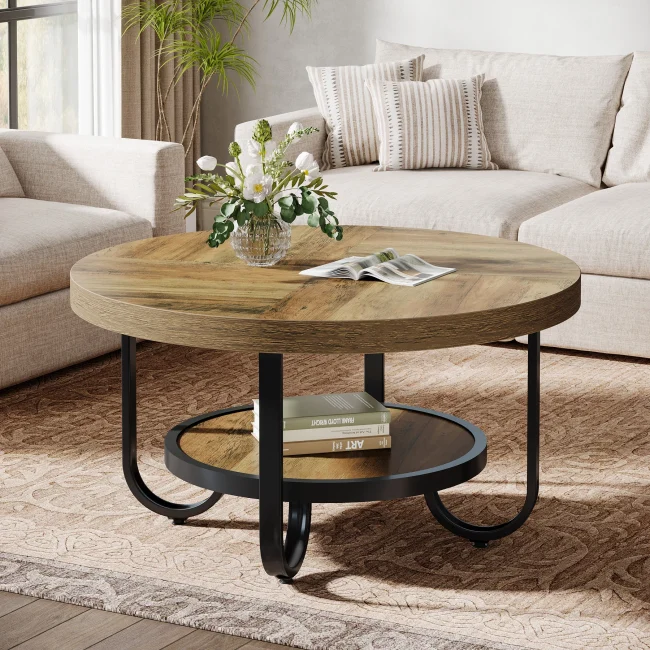 StayPlay Runaway Ronde Salontafel met opbergruimte
