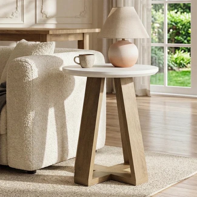 StayPlay Runaway Bijzettafel – Wit