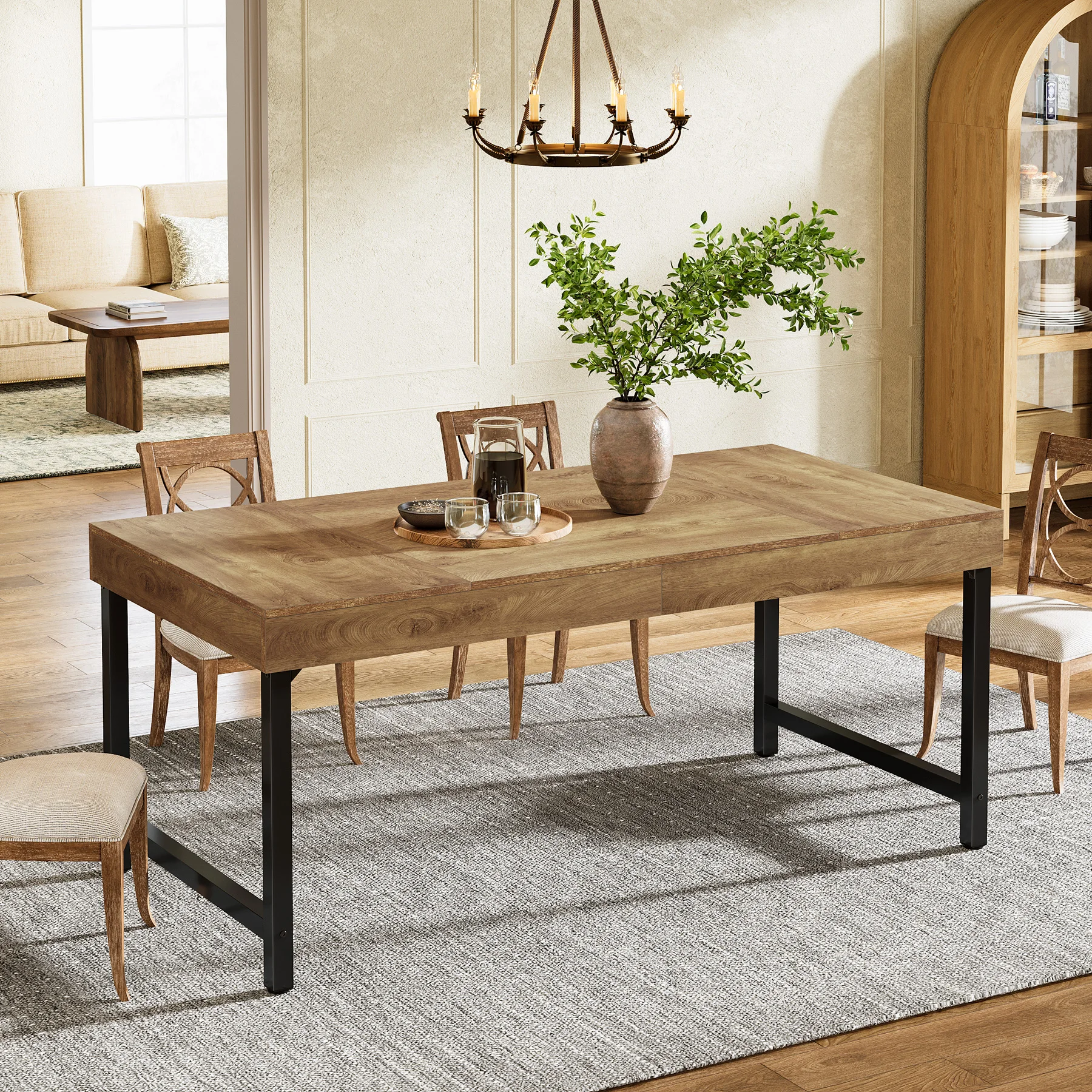 StayPlay Runaway Eettafel – Metaal met industriële stijl en geschikt voor 4-6 personen – Serie 2