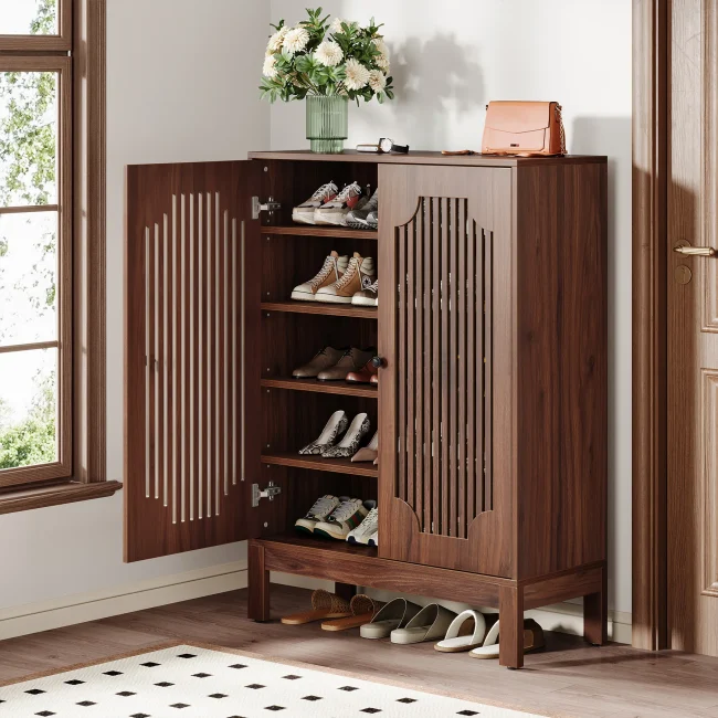 StayPlay Runaway Schoenenrek – Hout met verstelbare planken – Serie 2