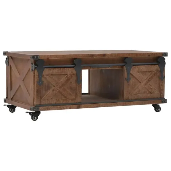 StayPlay Runaway Salontafel 91x51x38cm – Hout Bruin