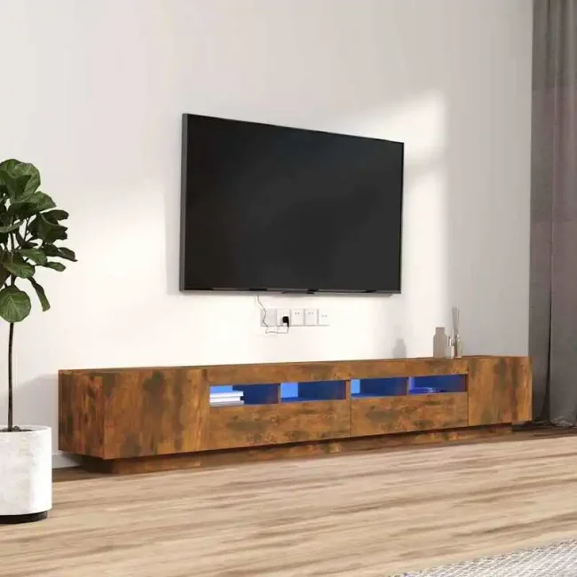StayPlay Runaway TV-meubel – Hout met LED-verlichting