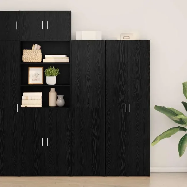StayPlay Runaway Dressoir 45x42,5x185cm – Hout Zwart