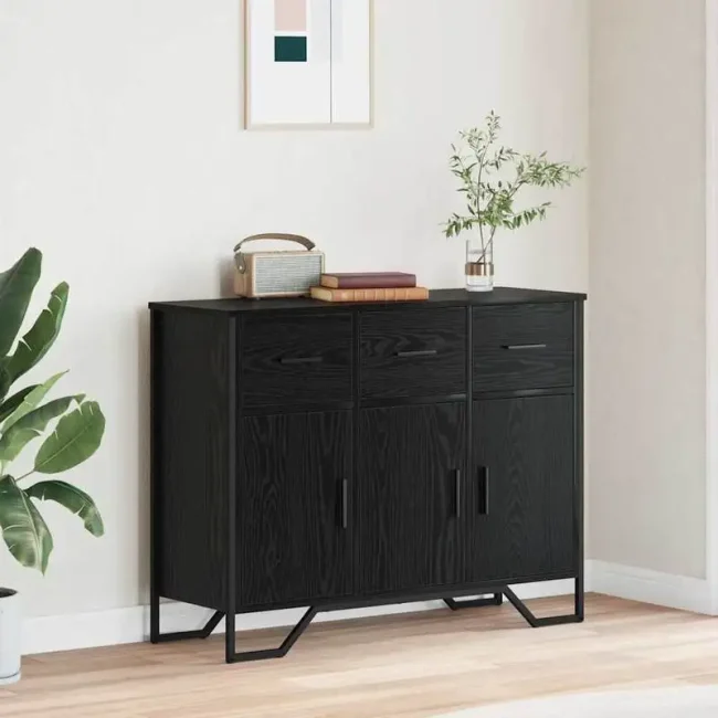StayPlay Runaway Opbergoplossing 97x32,5x74,5cm – Hout Zwart