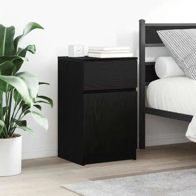 StayPlay Runaway Nachtkastje 39x35x65cm – Hout Zwart