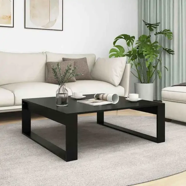StayPlay Runaway Salontafel 100x100cm – Hout Zwart