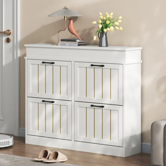 StayPlay Runaway Schoenenrek 105x24x83cm – MDF Zwart – Serie 1