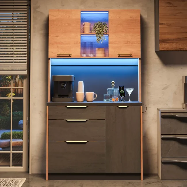 StayPlay Runaway Keukenkast – Zwart met LED-verlichting