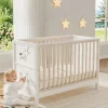 StayPlay Runaway Wieg 120×60×90cm – Hout Wit met verstelbaar