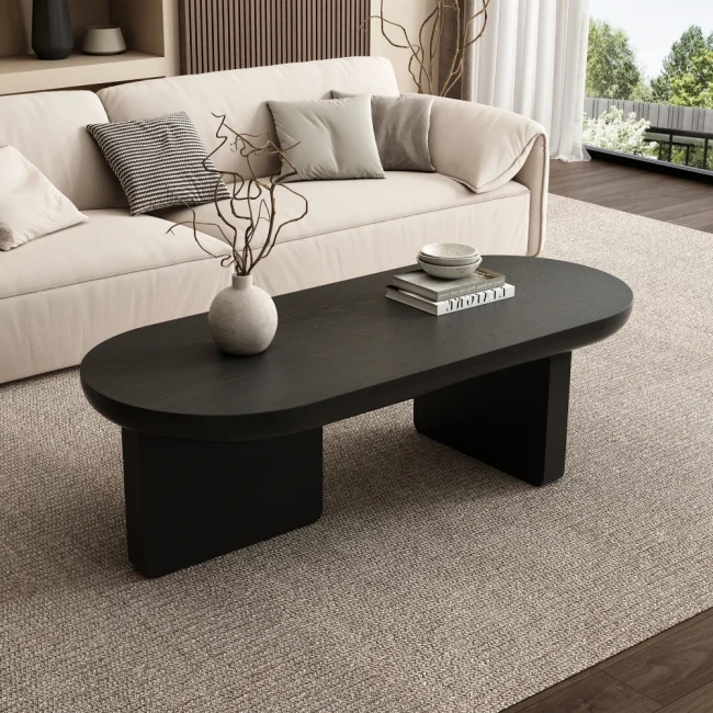StayPlay Runaway Salontafel 119,7×49,8×35,5cm – Zwart