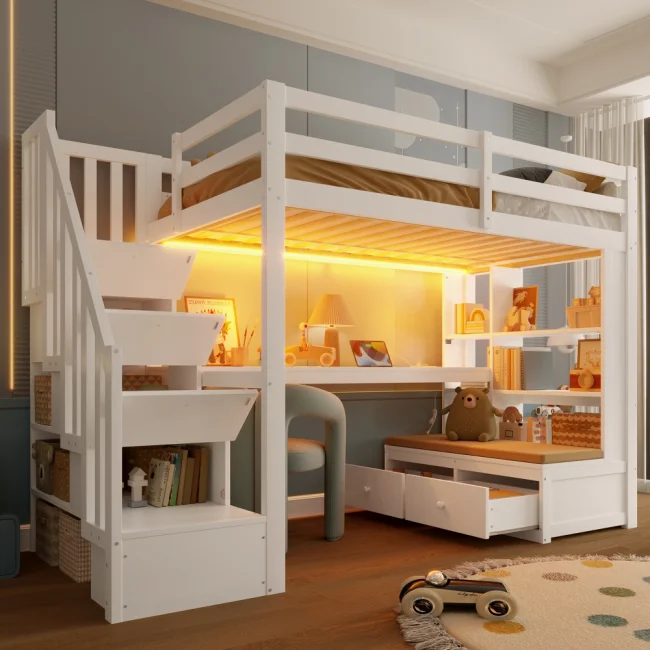 StayPlay Runaway Babybedje 90x200cm met opbergruimte