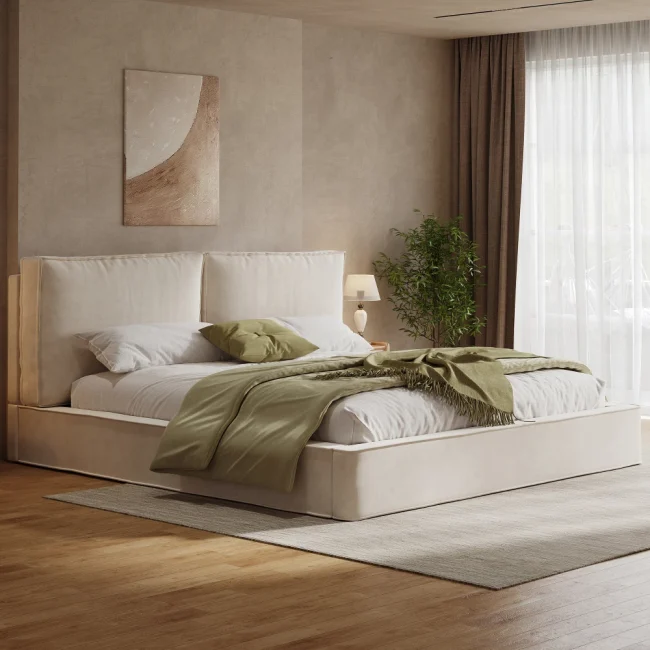 StayPlay Runaway Tweepersoonsbed 160X200cm – Beige