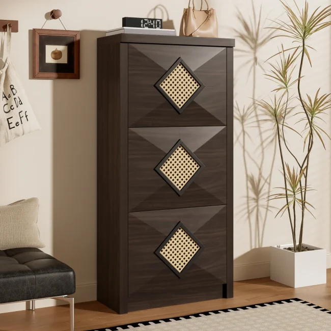 StayPlay Runaway Schoenenrek 54x25x115cm – Hout Bruin