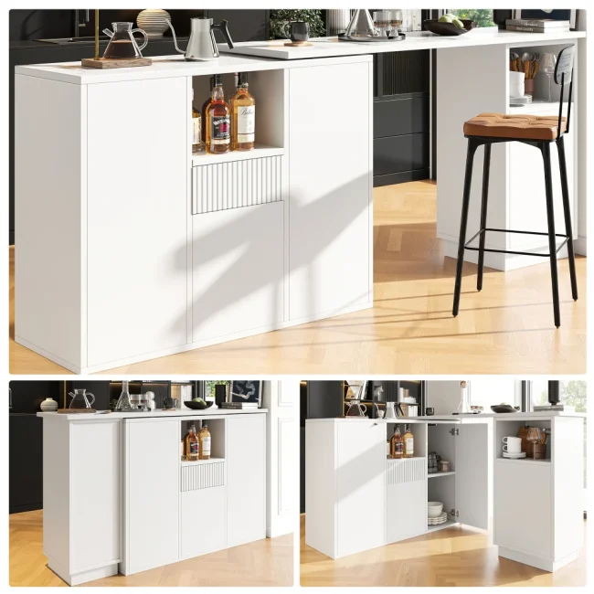 StayPlay Runaway Bartafel 210x30x100,9cm met opbergruimte en draaibaar ontwerp